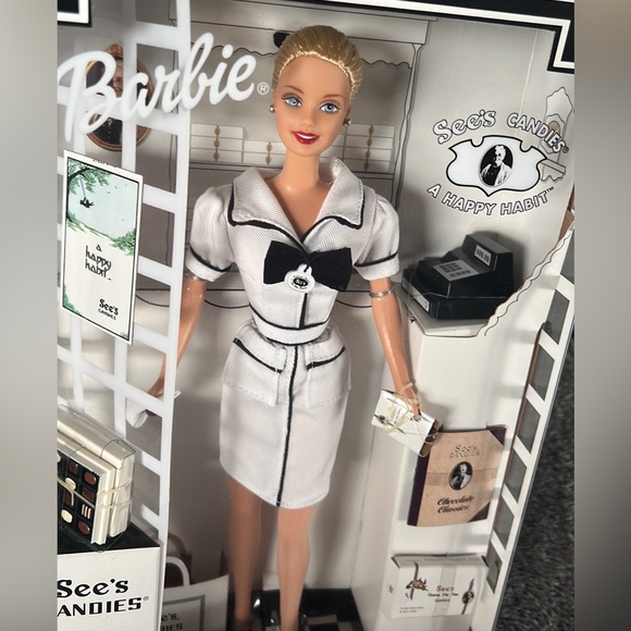 Mattel 1999 See's Candies Barbie A Happy Habit Vintage Doll in Box - Picture 1 of 16